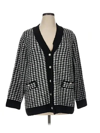 Pre-owned Mng Cardigan Sweater In Black