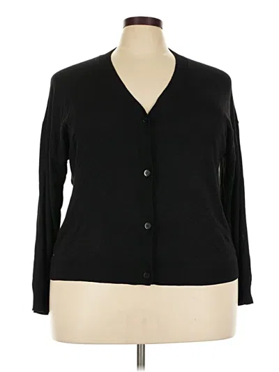 Pre-owned Mng Cardigan Sweater In Black
