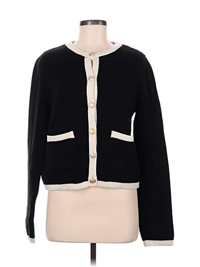 Pre-owned Mng Cardigan Sweater In Black