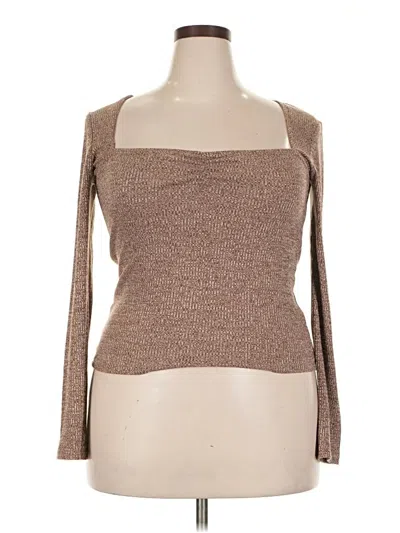 Pre-owned Mng Cardigan Sweater In Brown