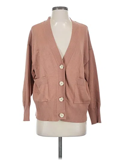Pre-owned Mng Cardigan Sweater In Brown