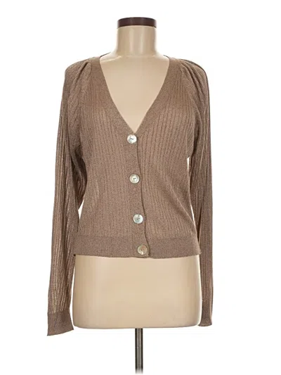 Pre-owned Mng Cardigan Sweater In Brown