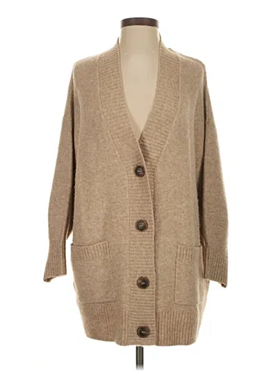 Pre-owned Mng Cardigan Sweater In Brown