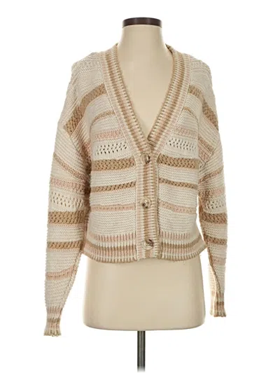 Pre-owned Mng Cardigan Sweater In Brown