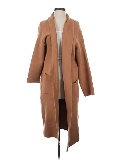 Pre-owned Mng Cardigan Sweater In Brown