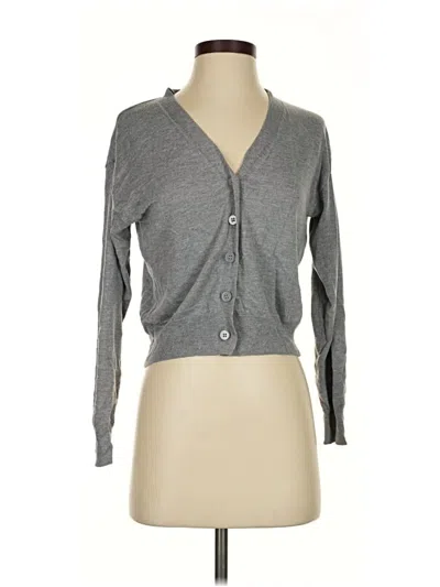 Pre-owned Mng Cardigan Sweater In Gray