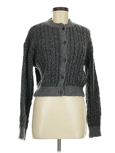 Pre-owned Mng Cardigan Sweater In Gray