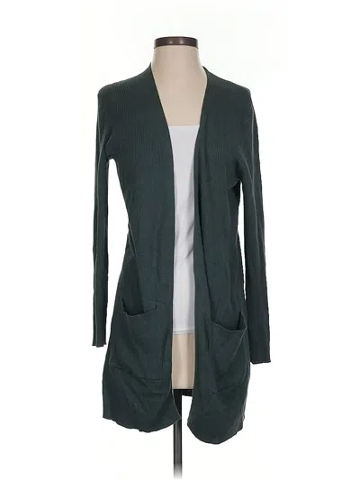 Pre-owned Mng Cardigan Sweater In Green