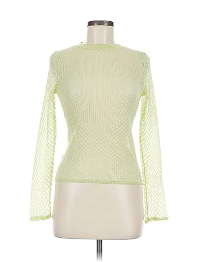 Pre-owned Mng Cardigan Sweater In Green