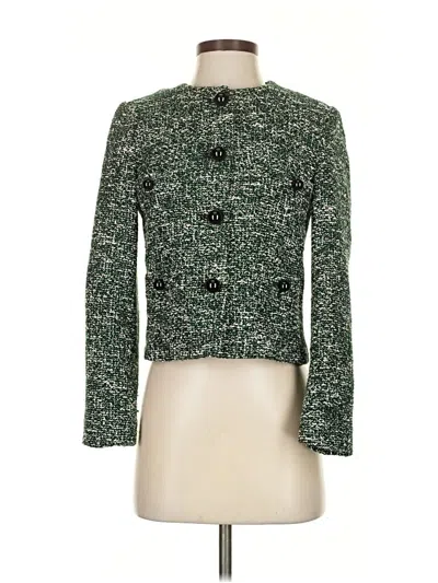Pre-owned Mng Cardigan Sweater In Green