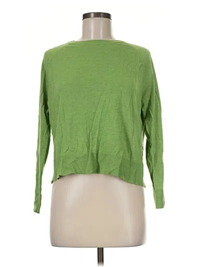 Pre-owned Mng Cardigan Sweater In Green
