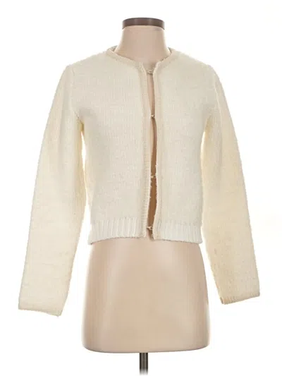 Pre-owned Mng Cardigan Sweater In Ivory