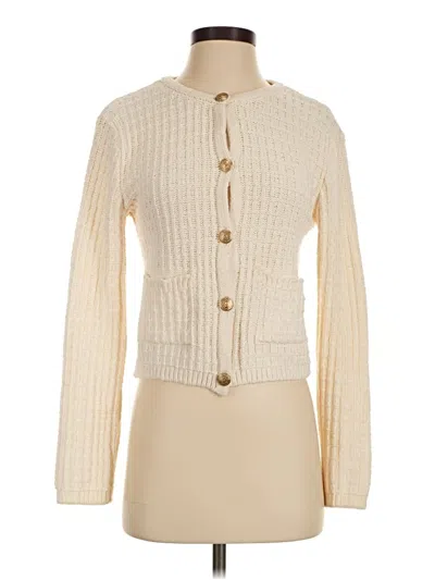 Pre-owned Mng Cardigan Sweater In Ivory