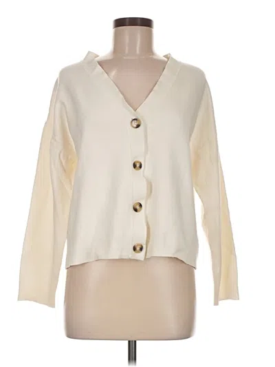 Pre-owned Mng Cardigan Sweater In Ivory