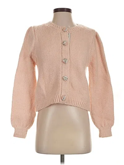 Pre-owned Mng Cardigan Sweater In Pink