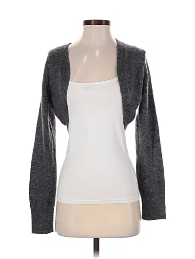 Pre-owned Mng Cardigan Sweater In Silver