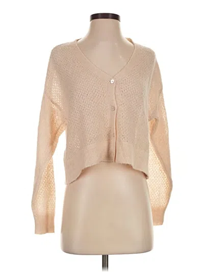Pre-owned Mng Cardigan Sweater In Tan