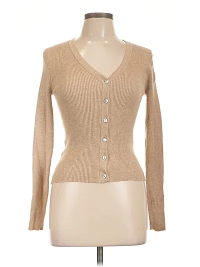 Pre-owned Mng Cardigan Sweater In Tan