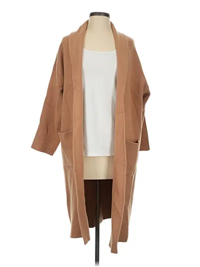 Pre-owned Mng Cardigan Sweater In Tan