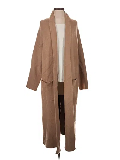 Pre-owned Mng Cardigan Sweater In Tan