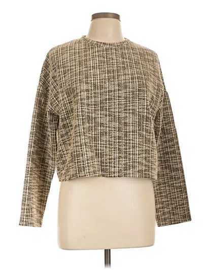 Pre-owned Mng Cardigan Sweater In Tan