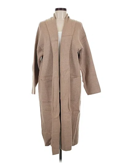 Pre-owned Mng Cardigan Sweater In Tan