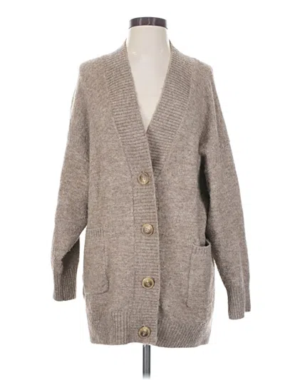 Pre-owned Mng Cardigan Sweater In Tan