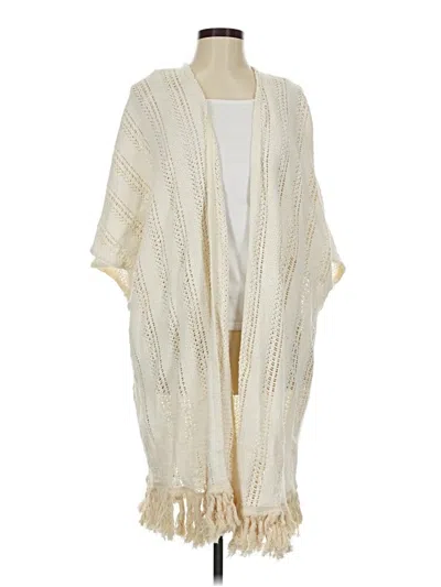 Pre-owned Mng Cardigan Sweater In White