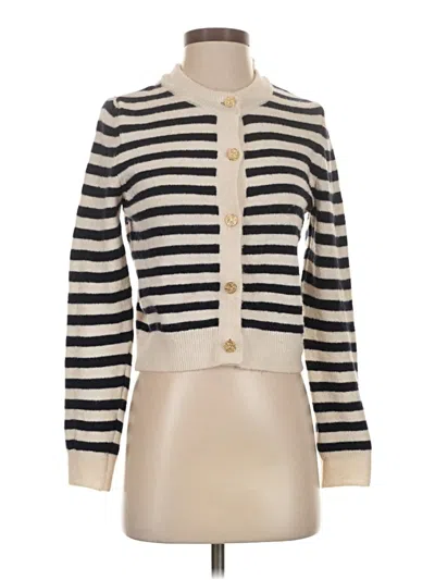 Pre-owned Mng Cardigan Sweater In White