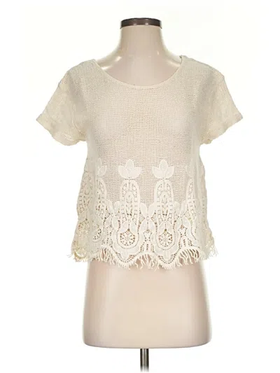 Pre-owned Mng Cardigan Sweater In White