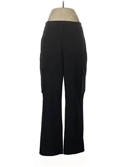 Pre-owned Mng Cargo Pants In Black