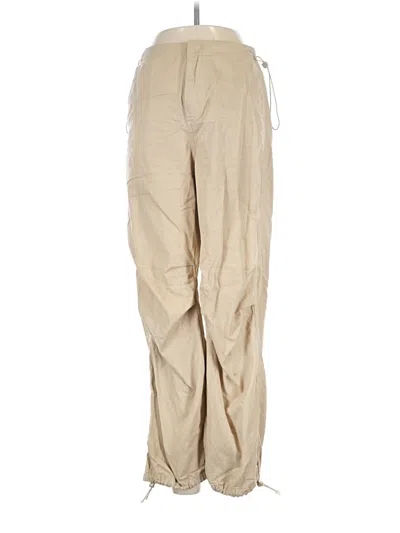 Pre-owned Mng Cargo Pants In Tan