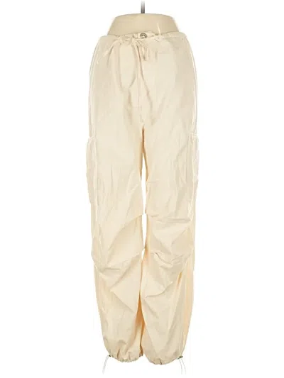 Pre-owned Mng Cargo Pants In White