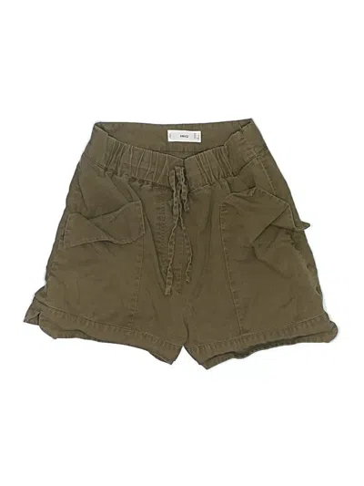 Pre-owned Mng Cargo Shorts In Green