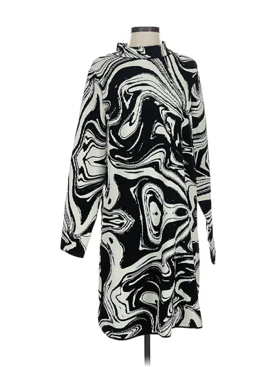 Pre-owned Mng Casual Dress In Black