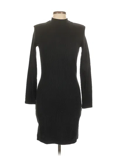 Pre-owned Mng Casual Dress In Black