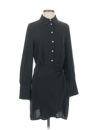 Pre-owned Mng Casual Dress In Black