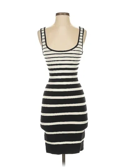 Pre-owned Mng Casual Dress In Black