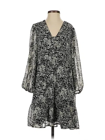Pre-owned Mng Casual Dress In Black