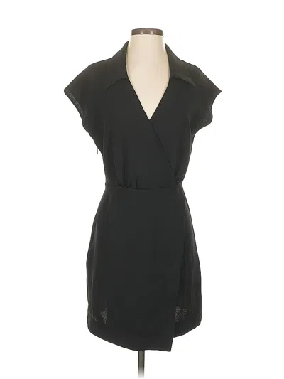 Pre-owned Mng Casual Dress In Black