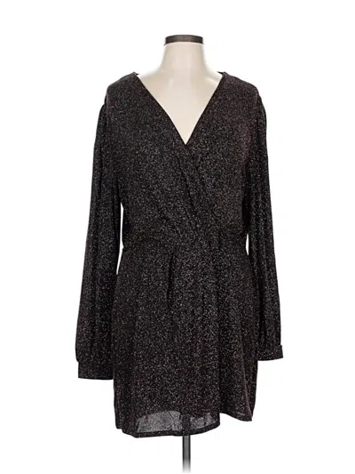 Pre-owned Mng Casual Dress In Black