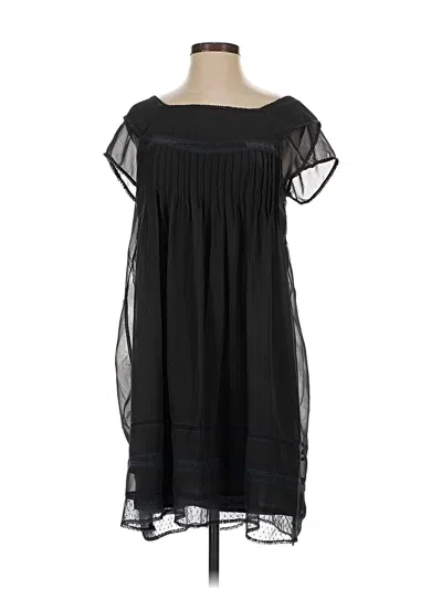 Pre-owned Mng Casual Dress In Black
