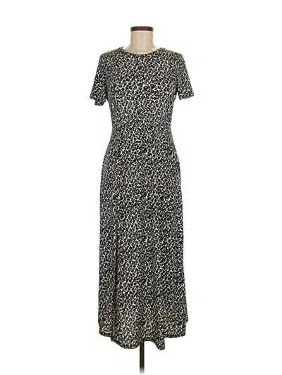 Pre-owned Mng Casual Dress In Black