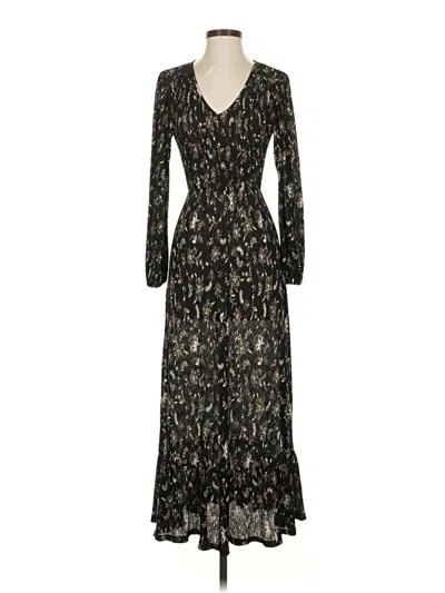 Pre-owned Mng Casual Dress In Black