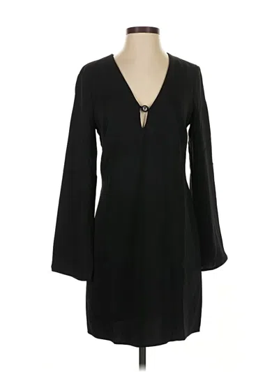 Pre-owned Mng Casual Dress In Black