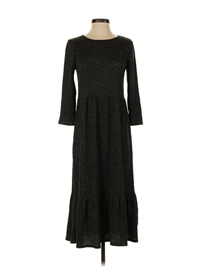 Pre-owned Mng Casual Dress In Black