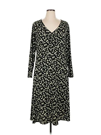 Pre-owned Mng Casual Dress In Black
