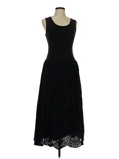 Pre-owned Mng Casual Dress In Black