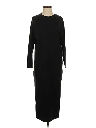 Pre-owned Mng Casual Dress In Black