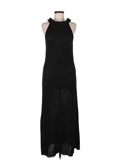 Pre-owned Mng Casual Dress In Black